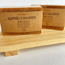 Sabonete De Açafrão e Dolomita clareador depilação