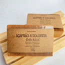 Sabonete De Açafrão e Dolomita clareador depilação