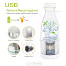 Garrafa Juicer Liquidificador Elétrico Portátil Recarregável COPO 420ml Mixer Shake Misturador