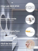 Vendedor IndicadoFita Led 3528 Rolo 5m 3m 2m 1m 12v Ip20 60 Leds/m Dupla Face + Fonte de 2A