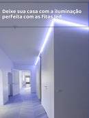 Vendedor IndicadoFita Led 3528 Rolo 5m 3m 2m 1m 12v Ip20 60 Leds/m Dupla Face + Fonte de 2A