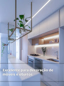 Vendedor IndicadoFita Led 3528 Rolo 5m 3m 2m 1m 12v Ip20 60 Leds/m Dupla Face + Fonte de 2A