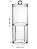 Torre Pote Organizador De Cotonete e Algodão ou Maquiagem Cosméticos Joias Caixa De Armazenamento