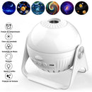 🌌 Luminária de Estrelinhas e Galáxias - 7 Modos LED 360°