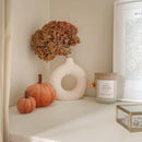 ✨ Vaso Nórdico Circular de Cerâmica – Elegância que transforma qualquer ambiente