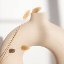 ✨ Vaso Nórdico Circular de Cerâmica – Elegância que transforma qualquer ambiente