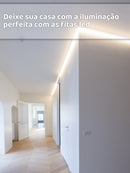 Vendedor IndicadoFita Led 3528 Rolo 5m 3m 2m 1m 12v Ip20 60 Leds/m Dupla Face + Fonte de 2A