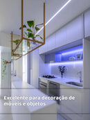 Vendedor IndicadoFita Led 3528 Rolo 5m 3m 2m 1m 12v Ip20 60 Leds/m Dupla Face + Fonte de 2A