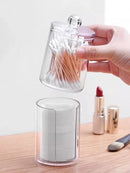 Torre Pote Organizador De Cotonete e Algodão ou Maquiagem Cosméticos Joias Caixa De Armazenamento