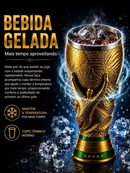 🇧🇷 Copo Taça do Mundo 500ml  – Interior em Inox + Compartimento Secreto