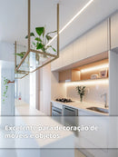 Vendedor IndicadoFita Led 3528 Rolo 5m 3m 2m 1m 12v Ip20 60 Leds/m Dupla Face + Fonte de 2A