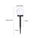 🌞 Luz de Jardim Solar em LED Redonda