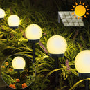 🌞 Luz de Jardim Solar em LED Redonda