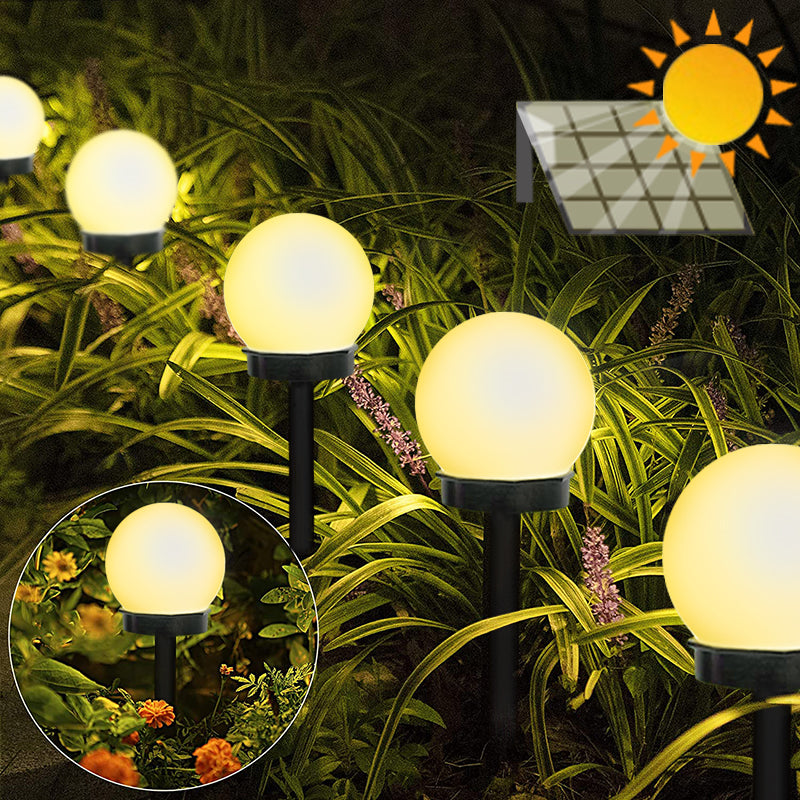 🌞 Luz de Jardim Solar em LED Redonda