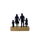 🏡 Enfeite de Mesa Silhueta Família – Decoração Especial