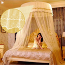 ✨ MOSQUITEIRO INDIANO DE TETO – CASAL / QUEEN / KING – GIGANTE 14 METROS