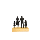 🏡 Enfeite de Mesa Silhueta Família – Decoração Especial