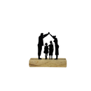 🏡 Enfeite de Mesa Silhueta Família – Decoração Especial