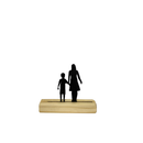 🏡 Enfeite de Mesa Silhueta Família – Decoração Especial