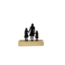 🏡 Enfeite de Mesa Silhueta Família – Decoração Especial