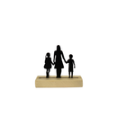 🏡 Enfeite de Mesa Silhueta Família – Decoração Especial