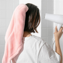 Kit 3 Toalha DeCabeloBanhoToalha Grossa Mágica MicrofibrasComBotãoAdequado ParaCabelos Secos RapidamenteCor Aleatória