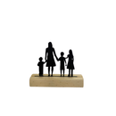 🏡 Enfeite de Mesa Silhueta Família – Decoração Especial