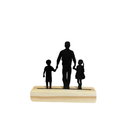 🏡 Enfeite de Mesa Silhueta Família – Decoração Especial