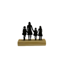 🏡 Enfeite de Mesa Silhueta Família – Decoração Especial