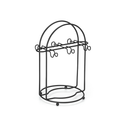 Suporte Xícaras CAFÉ e Pires Com 6 Ganchos Arthi Cromo, Black, Rose e Onix