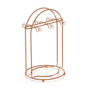 Suporte Xícaras CAFÉ e Pires Com 6 Ganchos Arthi Cromo, Black, Rose e Onix