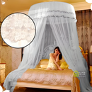 Mosquiteiro Indiano de Teto Casal Gigante Box/queen/king Com Abertura Lateral 14 Metros