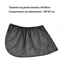 02 (Duas) Capas Cortina Proteção Solar Anti Vento Crianças Capa Janela Carro *Tapa Vento Protetor