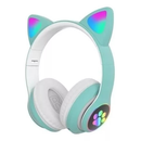 Fone de Ouvido Bluetooth Gatinho com LED