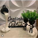 ☕ Kit Cantinho do Café Exclusivo 3D – Com Xícara Flutuante e Bobs