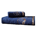 🛁🌸 Jogo de Toalhas Luxo Hortência – 2 Peças (1 Banhão Gigante + 1 Rosto)