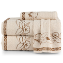 🛁🌸 Jogo de Toalhas Luxo Hortência – 2 Peças (1 Banhão Gigante + 1 Rosto)