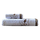 🛁🌸 Jogo de Toalhas Luxo Hortência – 2 Peças (1 Banhão Gigante + 1 Rosto)