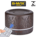 Difusor de Aromas Ultrassônico B-MAX 700ml - Umidificador com LED 7 Cores e Controle Remoto