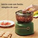 Mini Processador De Alimentos Elétrico Picador De Alho Triturador De Pimenta 350ml