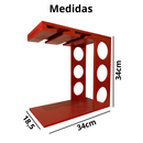 Adega para Vinhos e Taças Decoração Gourmet Rustica Cores