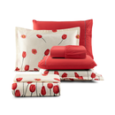 Kit Cobre Leito Casal Queen 6 Peças Tecido 100% Algodão Colcha Piquet De Luxo Estampado Queem Jogo De Cama Quenn