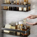 Kit 2 SUPORTE PARA SHAMPOO PARA USO NO BANHEIRO NA PAREDE de alumínio suporte organizador multiuso