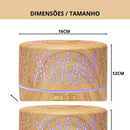 Difusor Oleo Essencial Ultrassonico 700ml com Controle Remoto