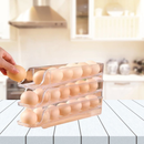 Porta Ovos Deslizante Organizador Para Geladeira De 4 Camadas Automática Rolantes