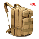 Mochila Tática Militar 50 Litros Impermeável | Anti-Furto | Compartimento Notebook 15" | Resistente para Viagem, Trilha, Camping e Uso Urbano