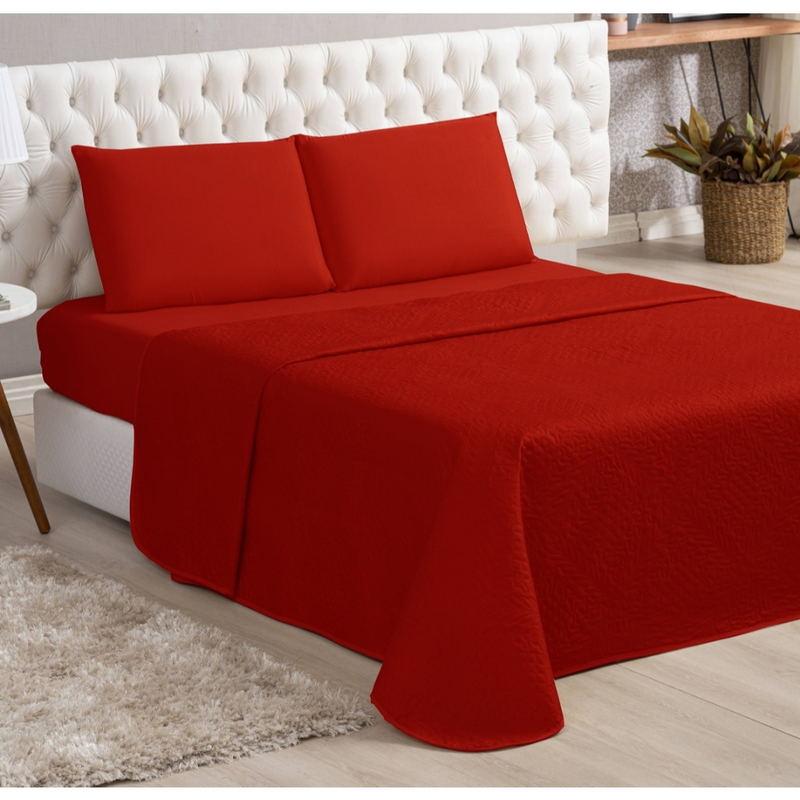 Maravilhoso Cobre Leito Matelado Extra Macio 3 Peças – King / Queen / Casal / Solteiro