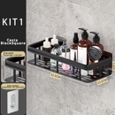 🚿 Kit Premium – Suporte de Shampoo / Prateleiras de Banheiro Sem Furo | Alumínio de Alta Resistência