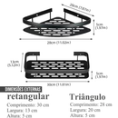 KIT Suporte De Shampoo Prateleiras De Banheiro Sem Furo Premium