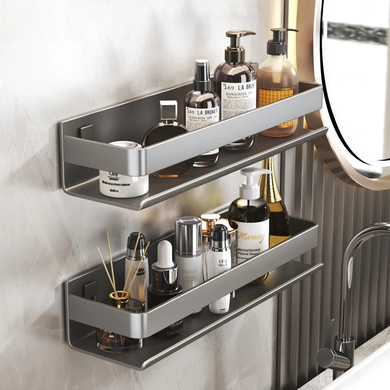 KIT Suporte De Shampoo Prateleiras De Banheiro Sem Furo Premium